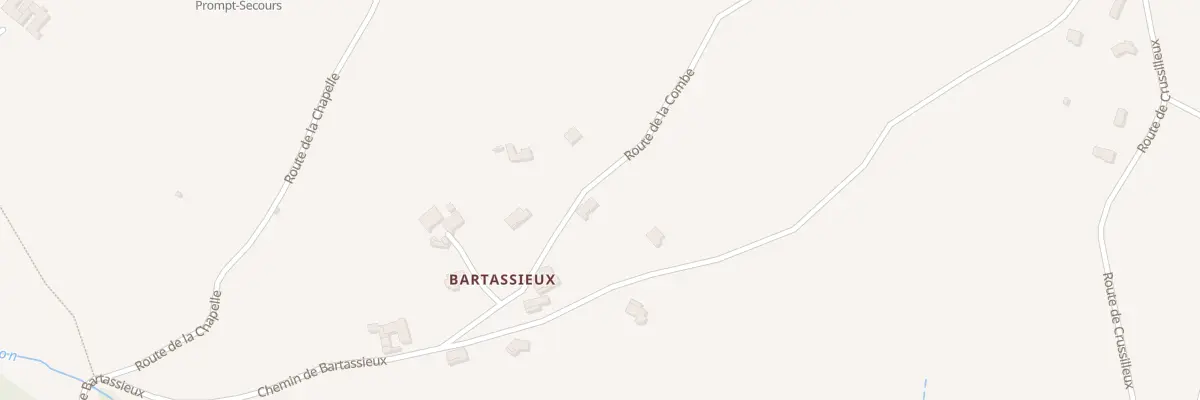Plan du 14 Rte de la Combe à Bessenay