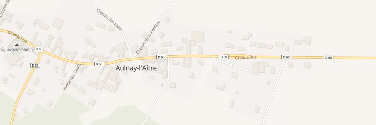 Plan du 42 Gr Grande Rue à Aulnay-l’Aître