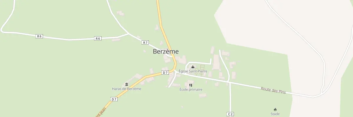 Plan du 118 Pl de la Mairie à Berzème