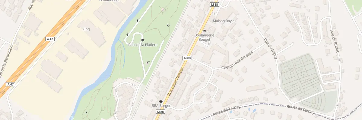 Plan du 58 Rue Louis Pasteur à La Grand-Croix