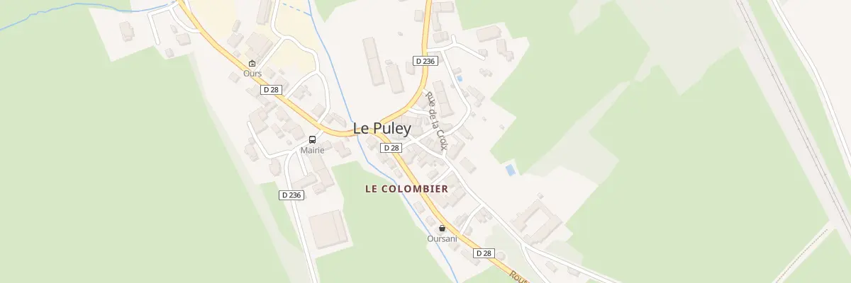 Plan du 5 Rue de la Croix au Puley