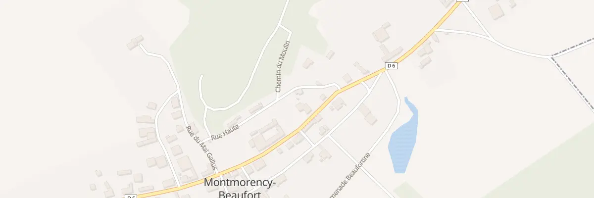 Plan du 1 Rue Haute à Montmorency-Beaufort