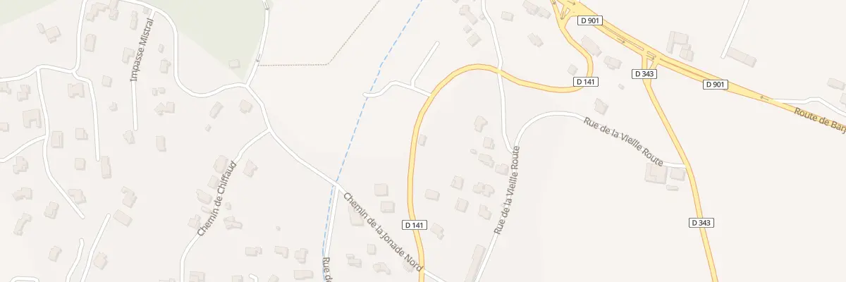 Plan du 5014 Rte de la Bécharine à Saint-Julien-de-Peyrolas