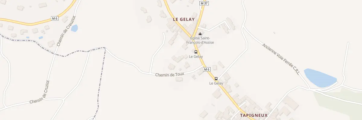 Plan du 67 Rue du Gelay à Genilac
