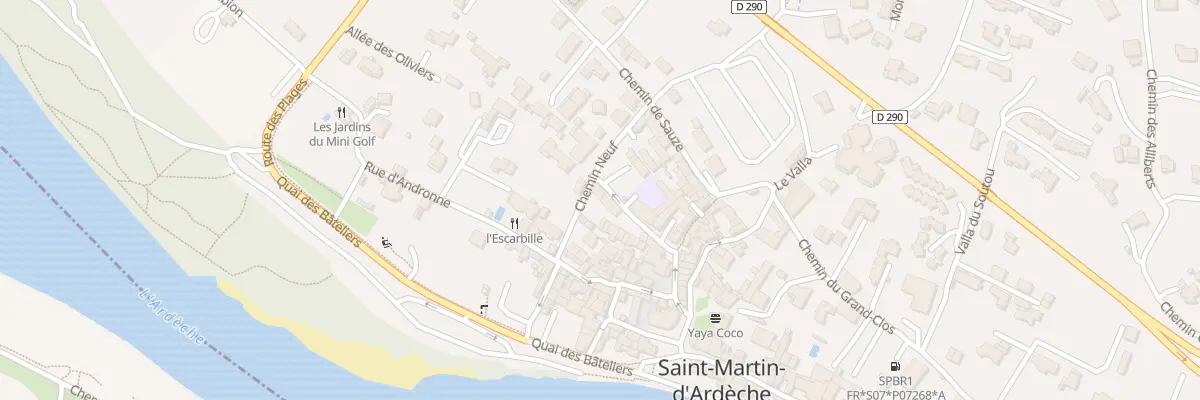 Plan de Che Neuf à Saint-Martin-d’Ardèche