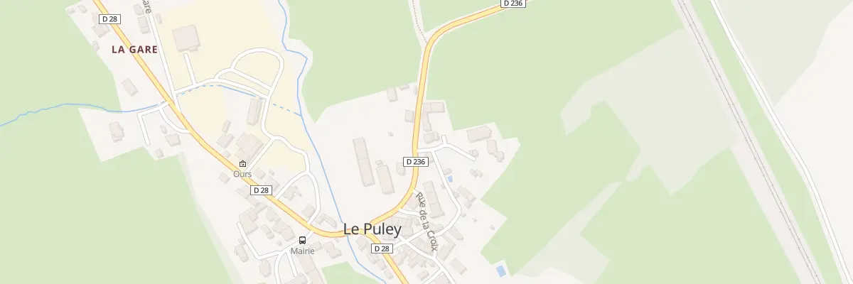 Plan du 1 Rue du Prieure au Puley