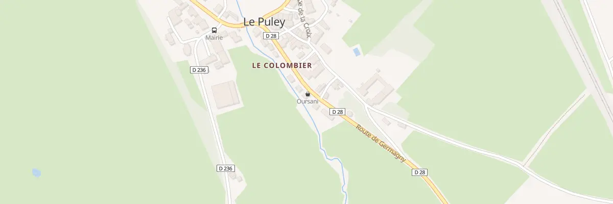 Plan du 14 Rte de Germagny au Puley