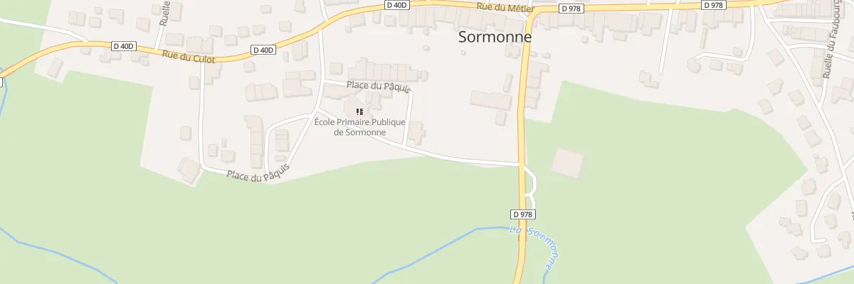 Plan du 17 Pl du Paquis à Sormonne