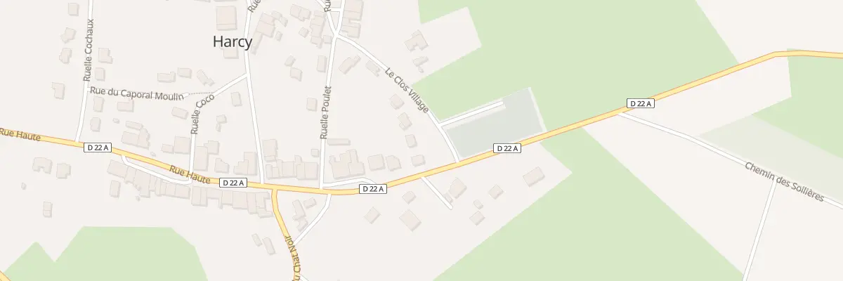 Plan du 1 Rue Le Clos Village à Harcy
