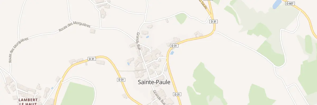 Plan du 5060 Le Bourg à Sainte-Paule