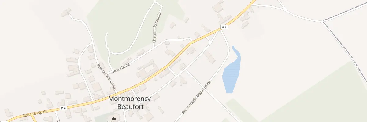 Plan du 13 Rue Principale à Montmorency-Beaufort
