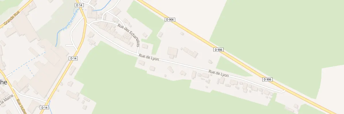 Plan du 37 Rue de Lyon à Lacanche