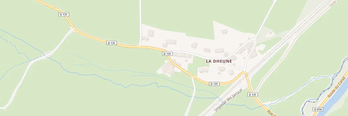 Plan du 3 Rue de la Dheune à Essertenne