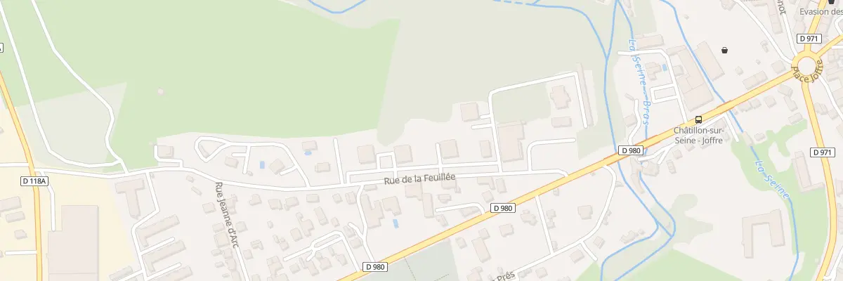 Plan du 8 Rue de la Feuillée à Châtillon-sur-Seine