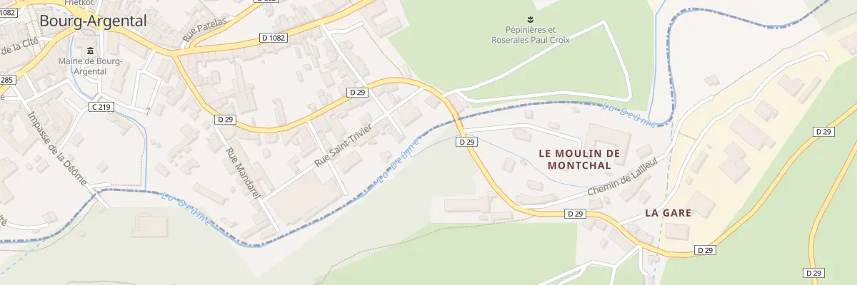 Plan du 5175 Moulin de Montchal à Burdignes