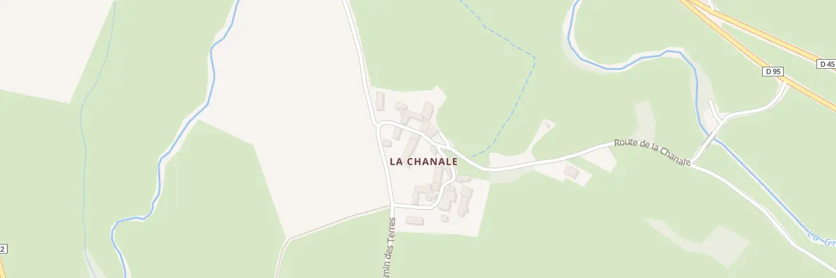 Plan du 495 Rte de la Chanale à Saint-Léger-sous-la-Bussière