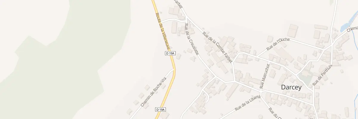 Plan du 4 Rte de la Villeneuve à Darcey