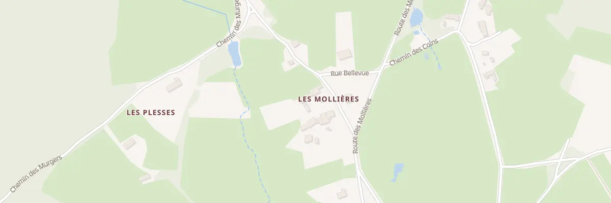 Plan du 5022 Les Mollieres à La Vineuse sur Fregande