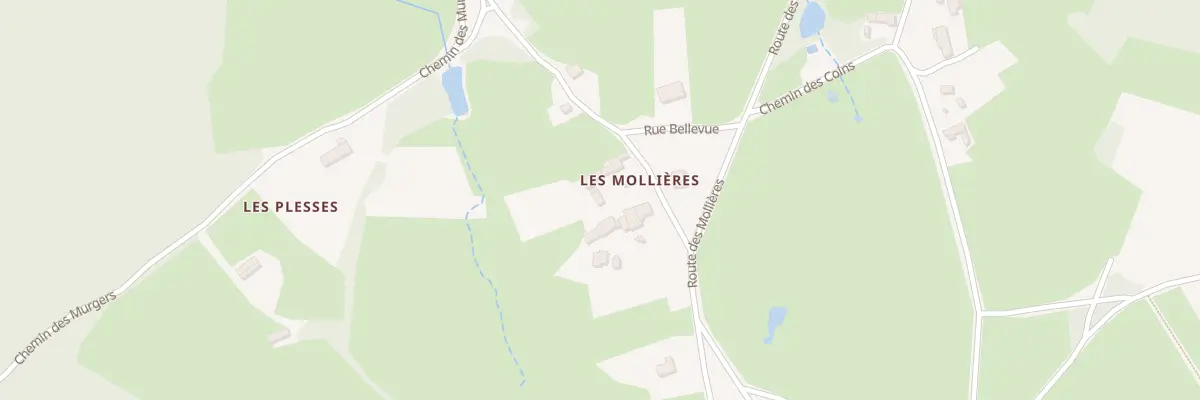 Plan du 5400 Les Mollieres à La Vineuse sur Fregande