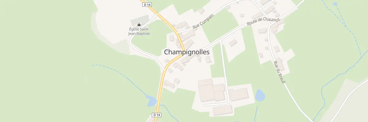 Plan du 11 Grande Rue à Champignolles