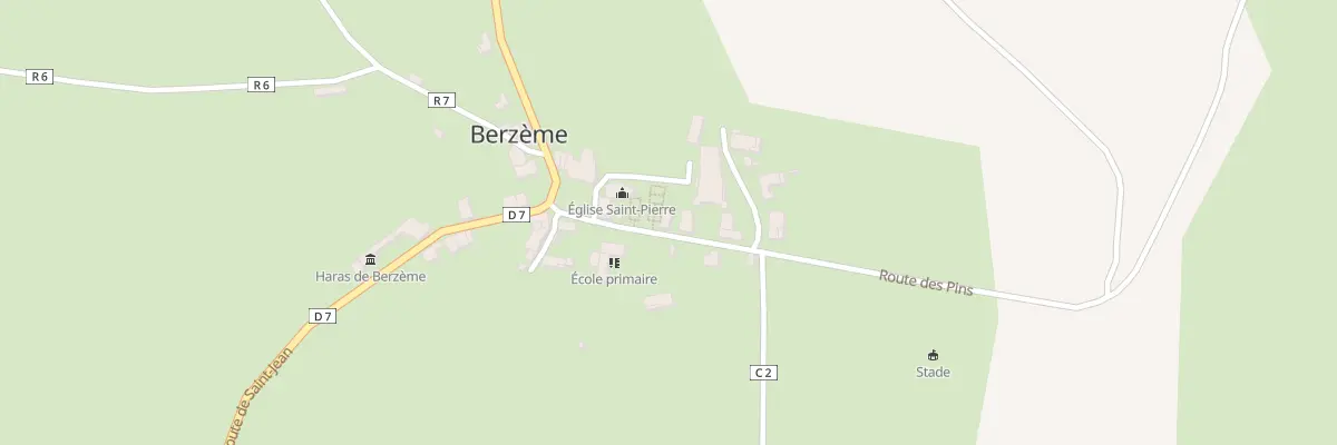Plan du 5045 Berzeme à Berzème