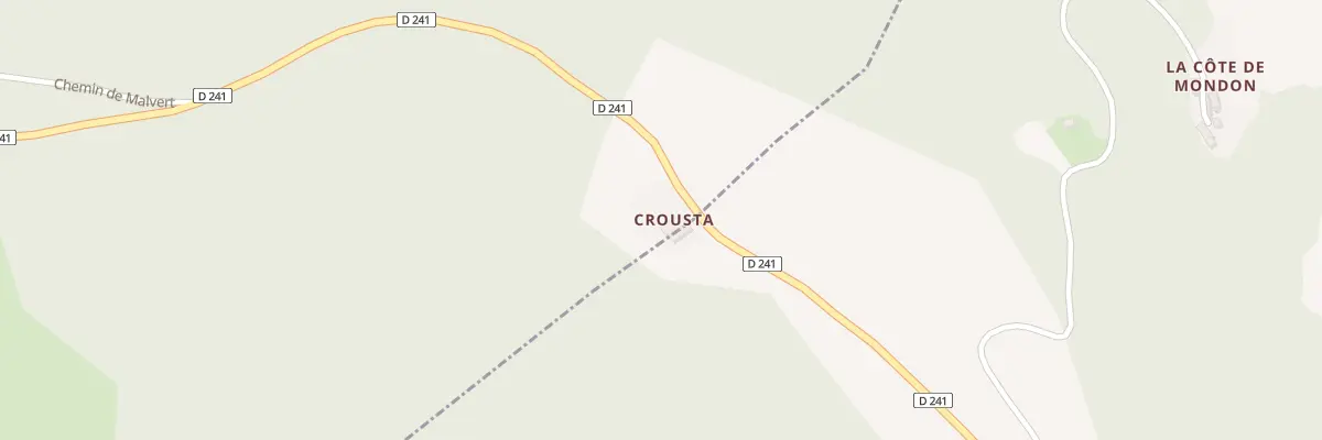 Plan du 5141 Croustas à Silhac