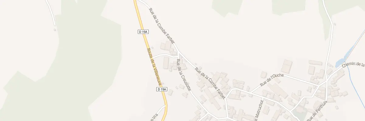 Plan du 11 Rue de la Combe Farbet à Darcey