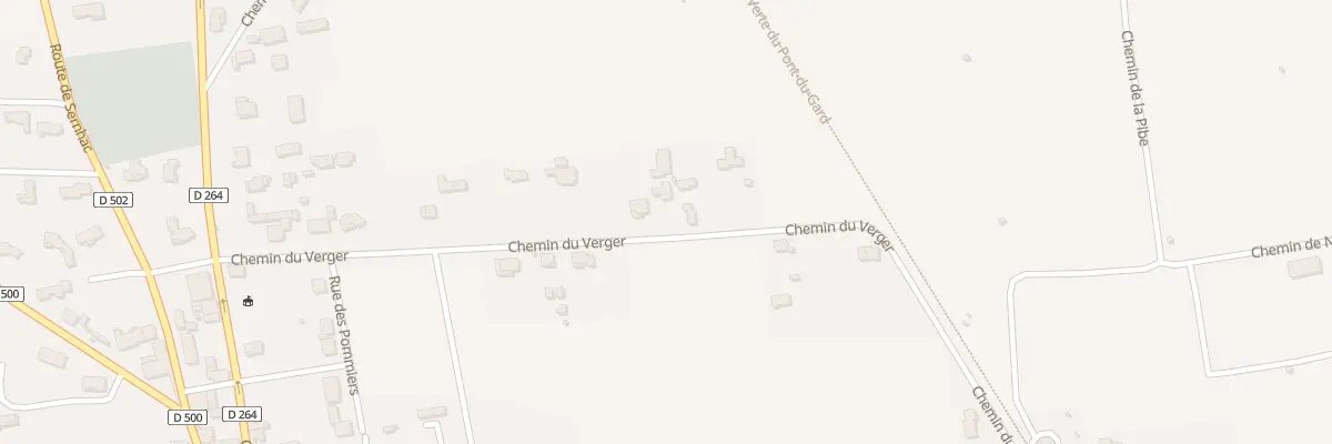 Plan du 311 Che du Verger à Meynes
