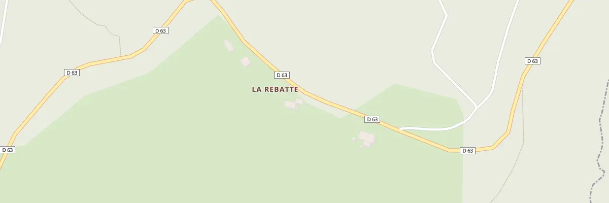 Plan du 5020 La Rebatte à Graix