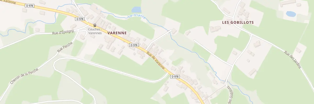 Plan du 46 Rue de Varenne à Couches