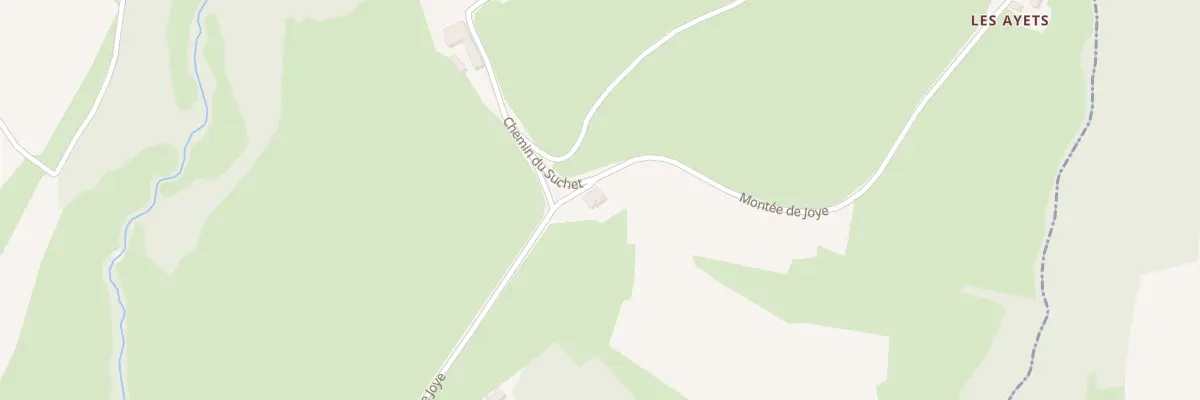 Plan du 1282 Mte de Joye aux Ardillats