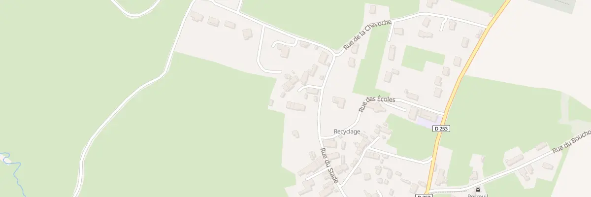 Plan du 3 Imp des Courdillets à Perreuil