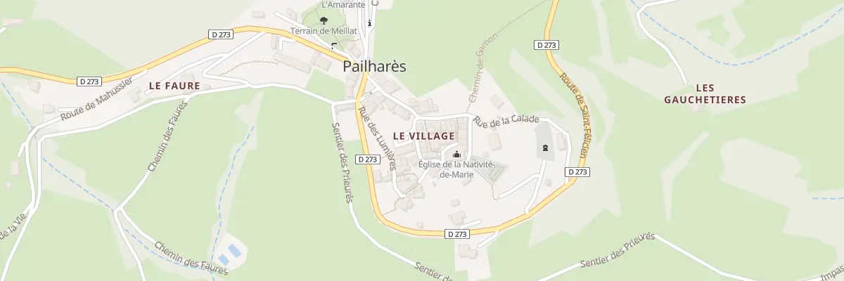 Plan du 25 Rue de la Mairie à Pailharès