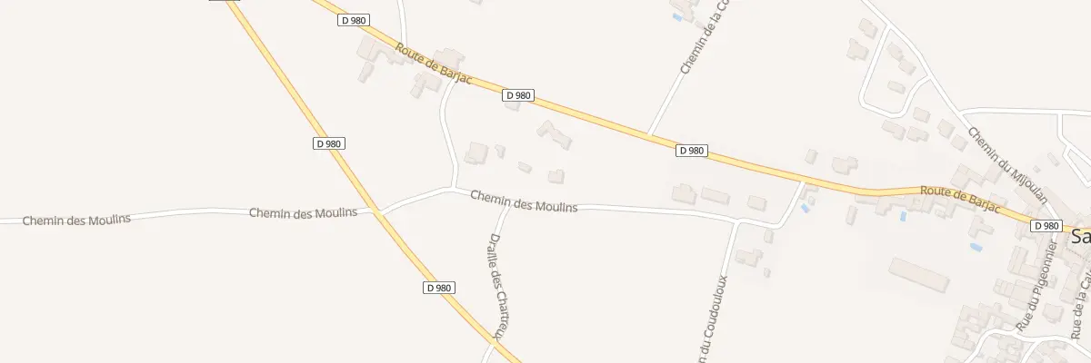 Plan du 5045 Che des Moulins à Saint-Gervais