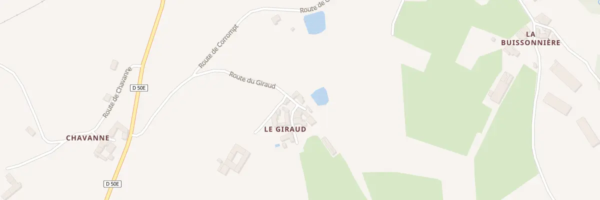 Plan du 195 Rte du Giraud à Courzieu
