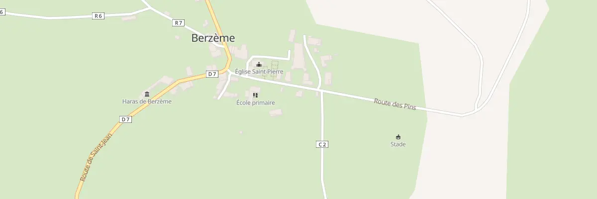 Plan du 5246 Berzeme à Berzème