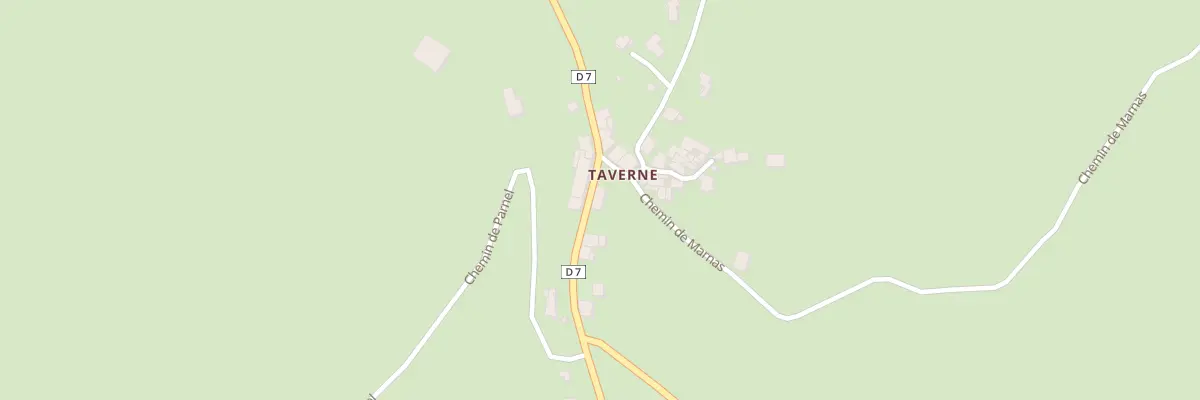 Plan du 5225 Taverne à Berzème