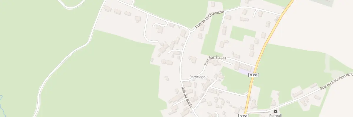 Plan du 1 Imp des Courdillets à Perreuil