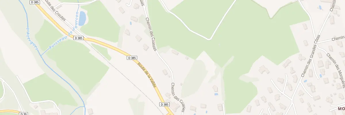 Plan du 1457 Che des Coasses à Val d’Oingt