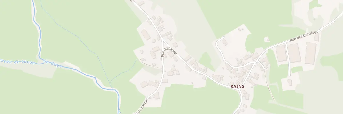 Plan du 8 Rue du Lavoir à Joncy
