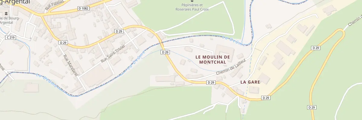 Plan du 226 Rue de la Gare à Burdignes