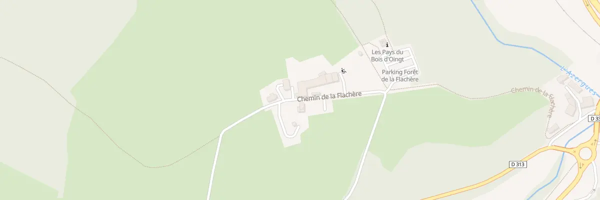 Plan du 520 Che de la Flachère à Légny