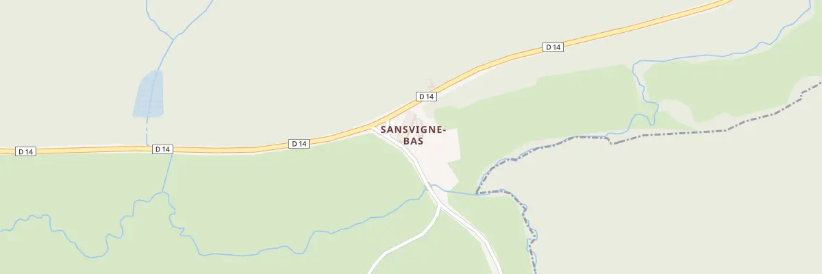 Plan du 5054 Sansvigne Bas à Molinot