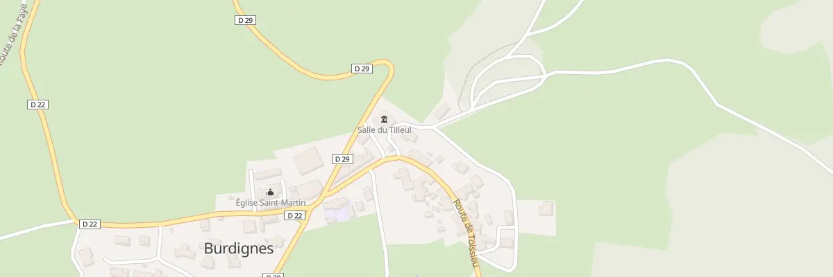 Plan du 9001 Le Bourg à Burdignes