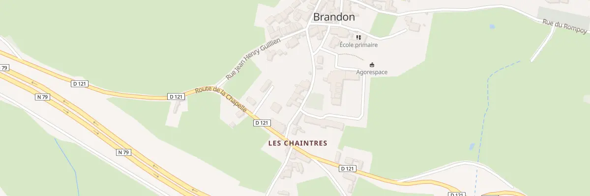 Plan du 5047 Brandon à Navour-sur-Grosne