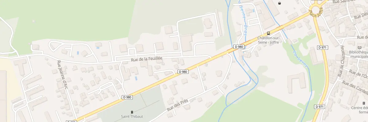 Plan du 10 Av Maréchal Joffre à Châtillon-sur-Seine
