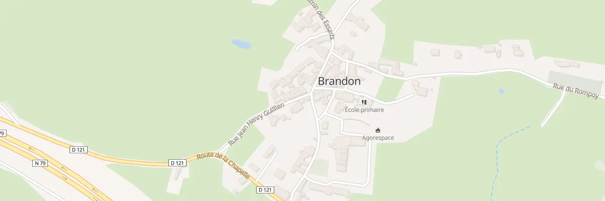 Plan du 5041 Brandon à Navour-sur-Grosne