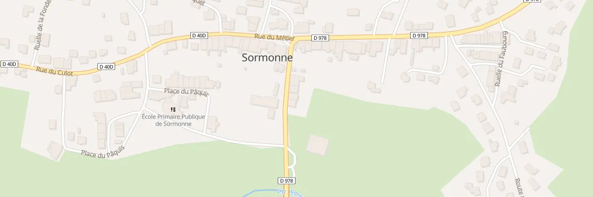 Plan du 5 Rue de la Fontaine à Sormonne