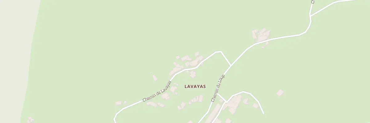 Plan du 5632 Lavayas à Pranles