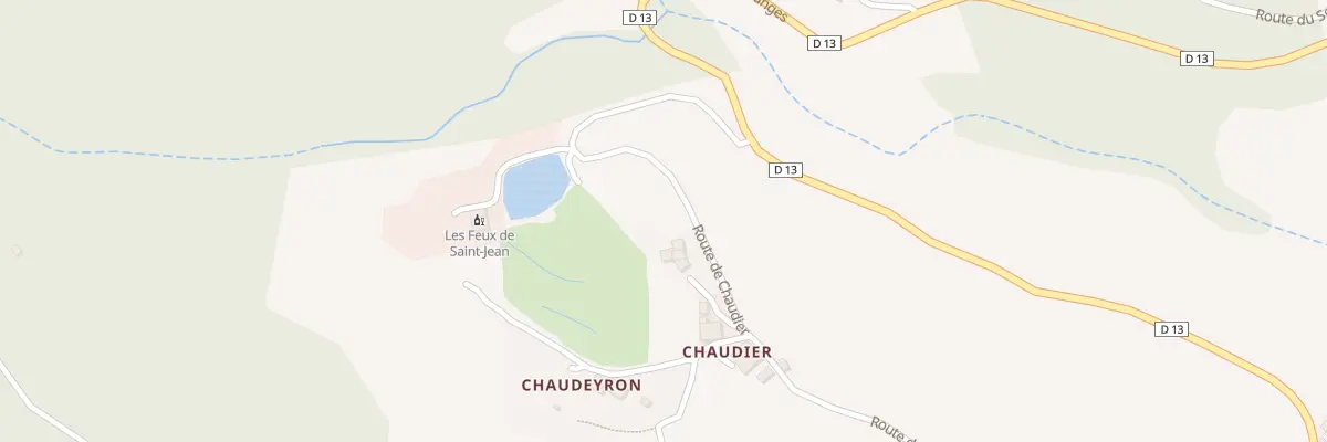 Plan du 5237 Chaudier à Saint-Jean-Chambre